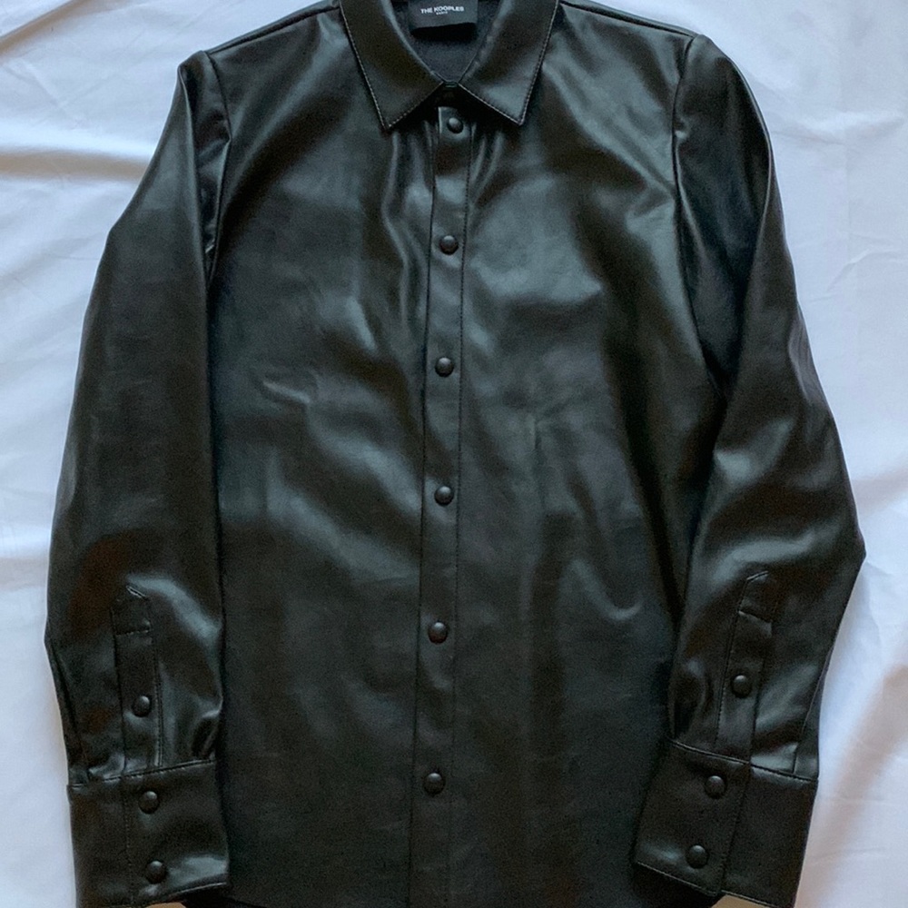 the Kooples faux leather shirt
